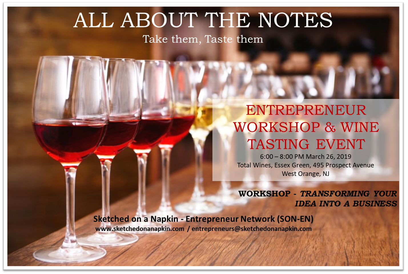 Workshop and Wine Tasting AATN